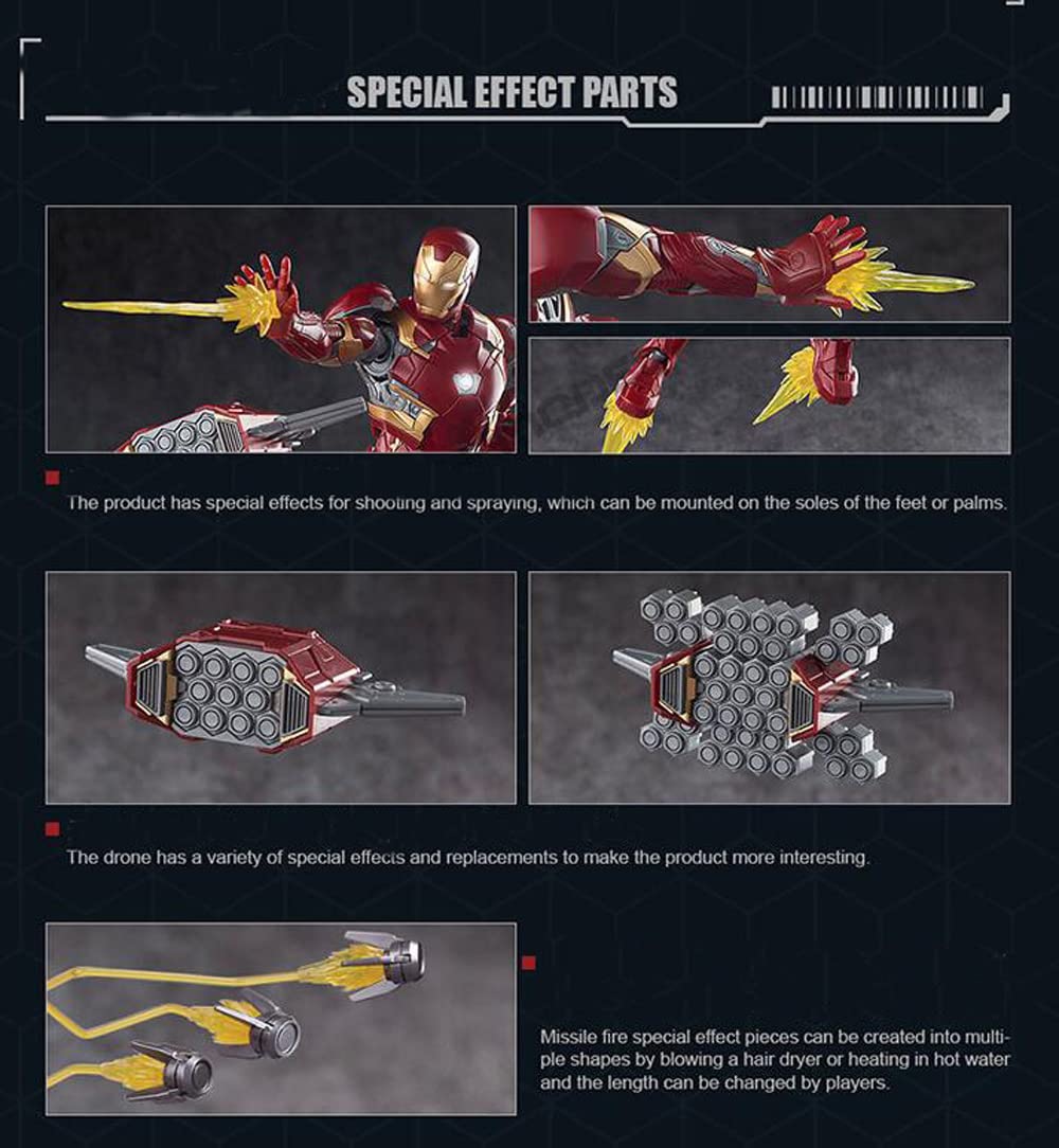 1/9 Scale Tony MK46 Action Figure Model Kits W802207