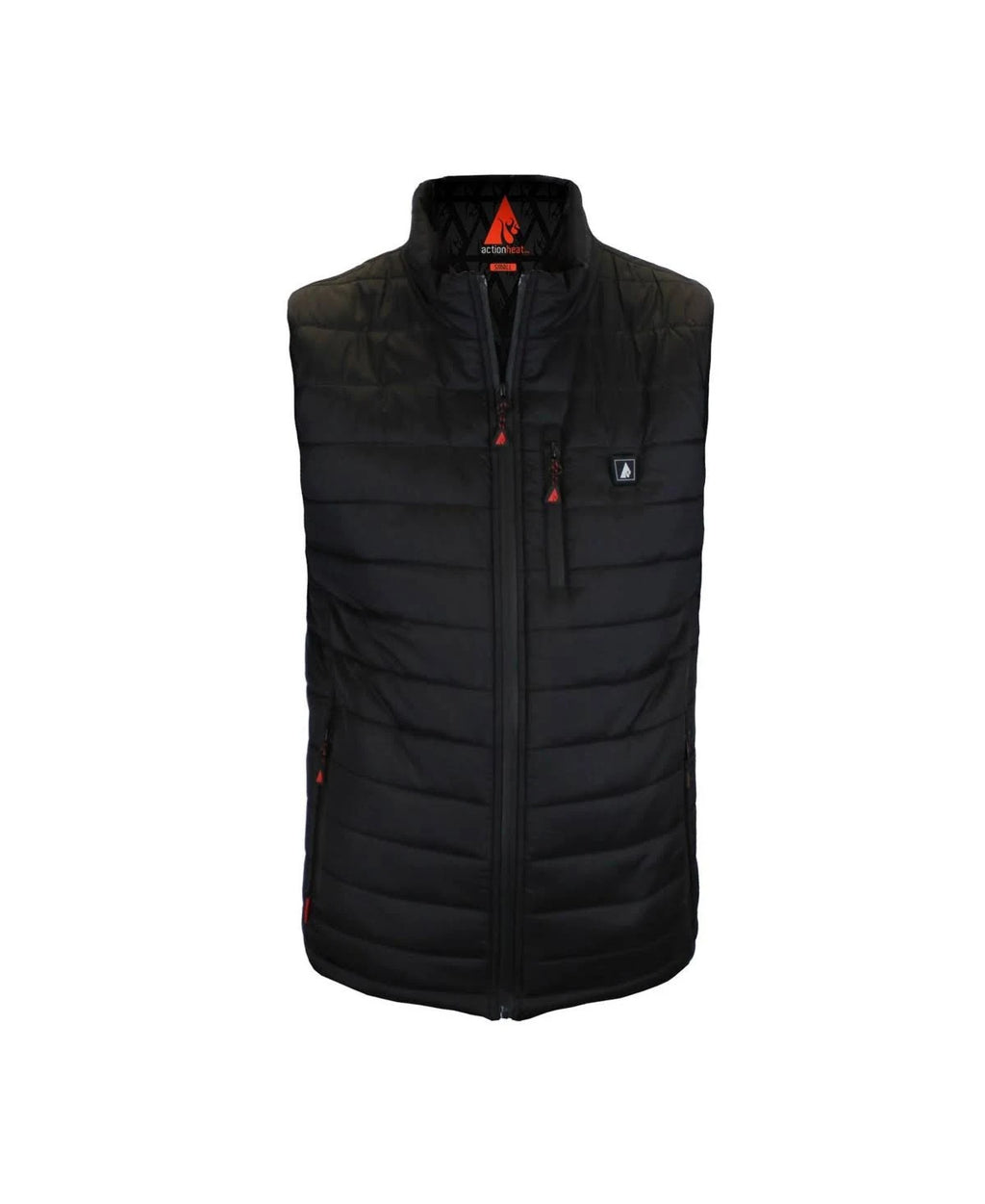 Black Heated Insulated Puffer Vest Y105
