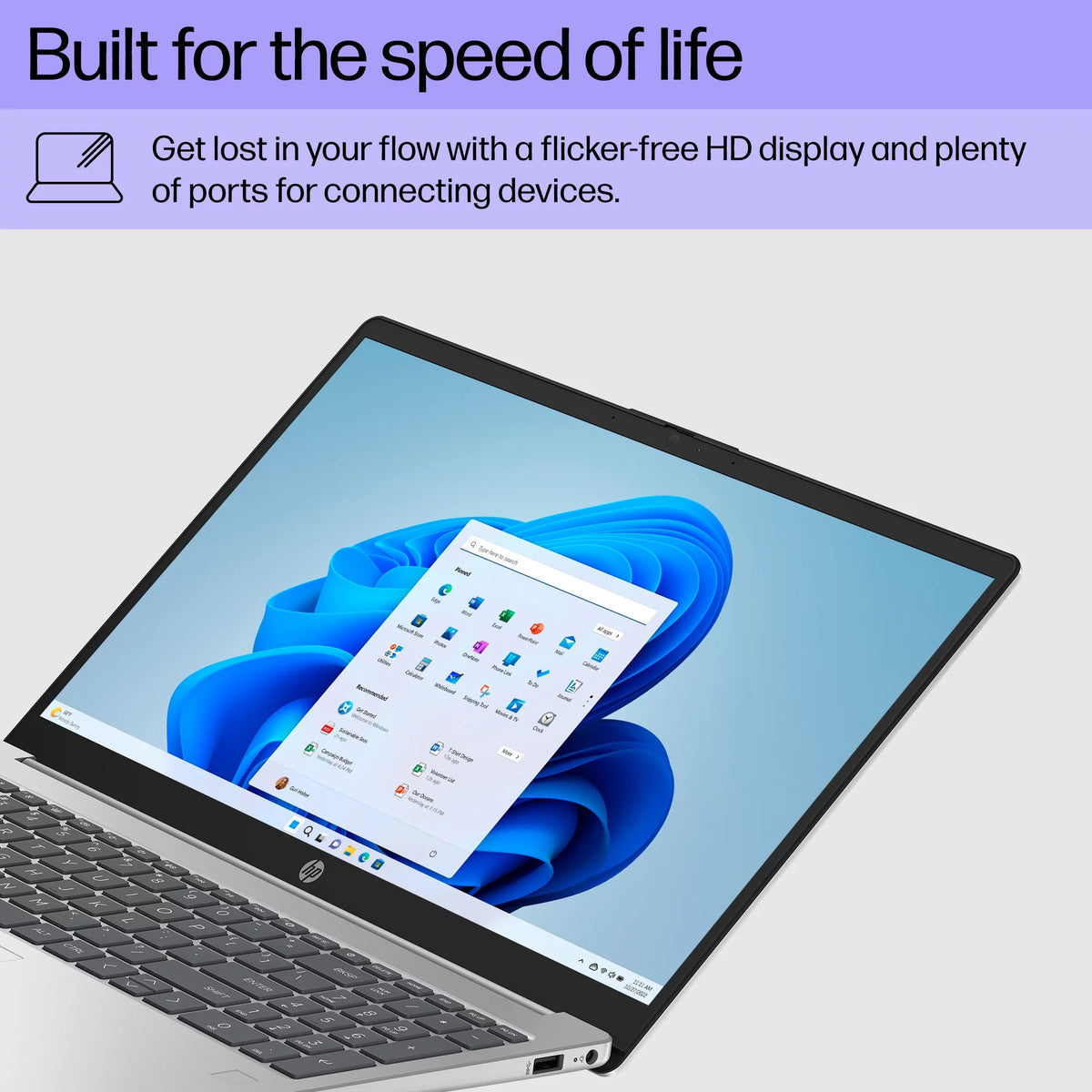 15.6" Laptop, Intel Processor N200, 4GB RAM, 128GB UFS, Natural Silver, Windows 11 Home P25746