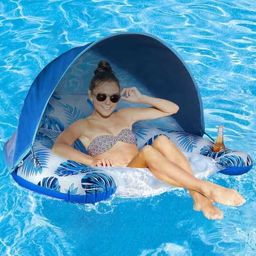 XL Pool Float with Canopy and Cup Holder C2224