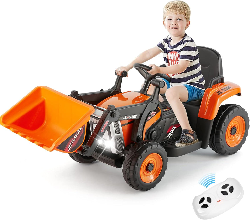 Orange 12V Ride On Excavator with Remote Control F133422