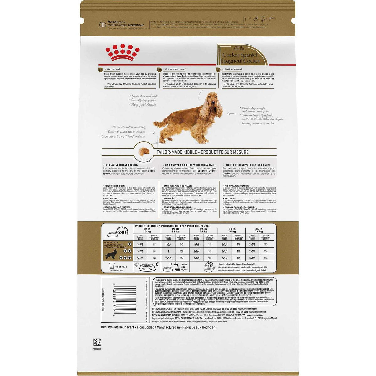 Adult Dry Dog Food E5345