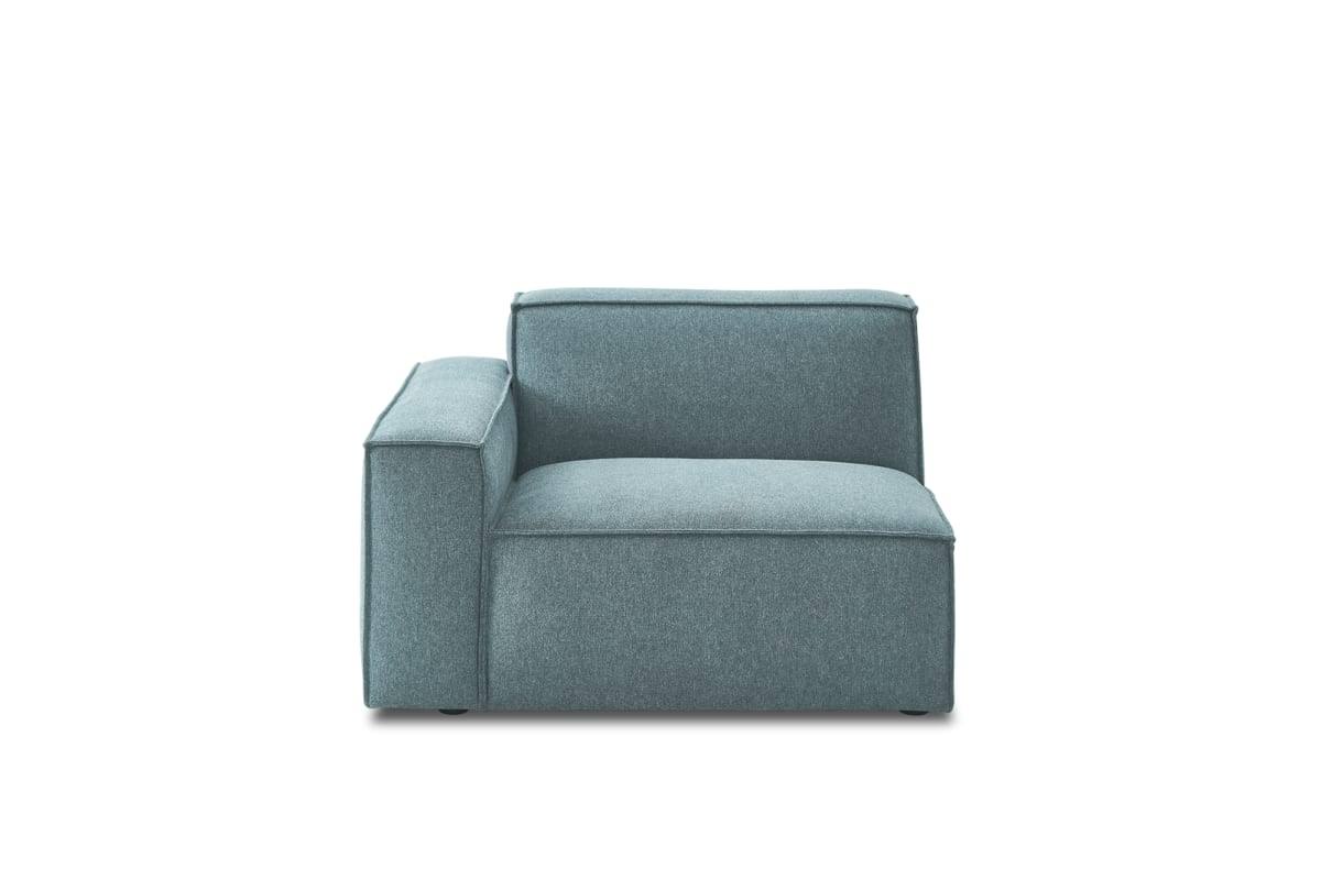 Blue Low-Profile Left Corner Sofa E970751