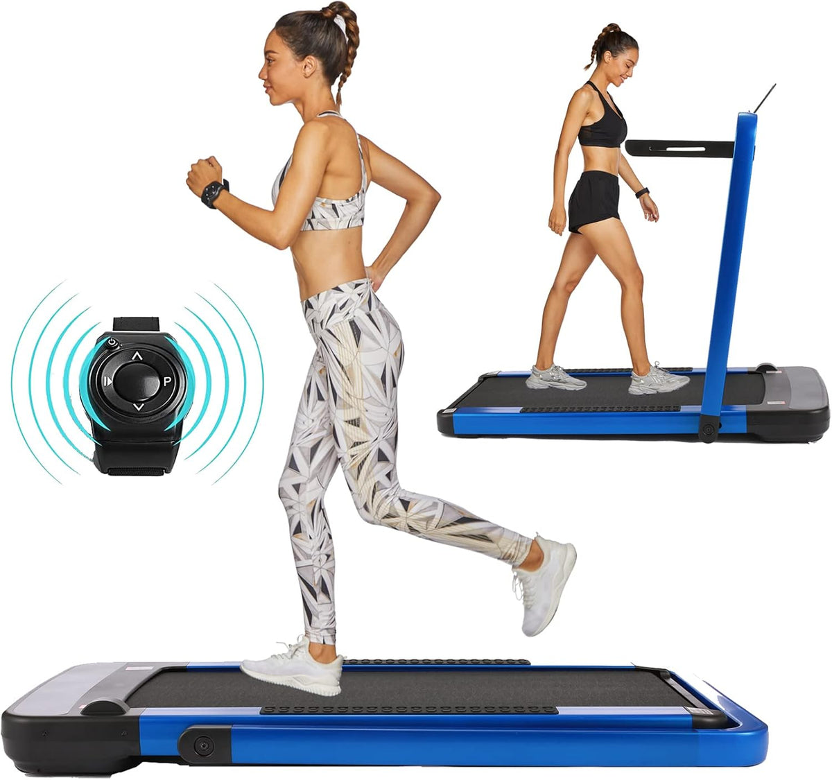 Folding Electric Treadmill with Remote Control A7152