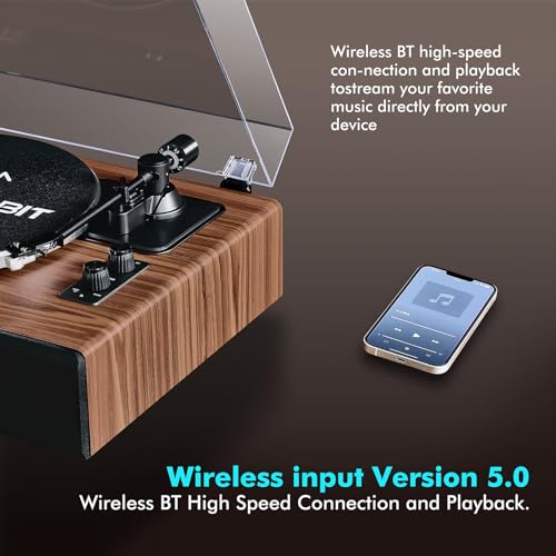 Belt Drive 2-Speed Turntable with Bluetooth P75215