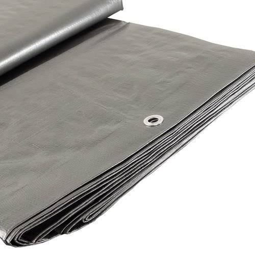 Silver 24x36 Heavy Duty UV Protected Canopy Sun Shade Boat Cover Tarp T19694