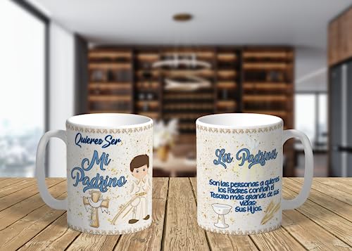 Set de 2 Tazas con moño de satin y tarjeta de agradecimiento G1047