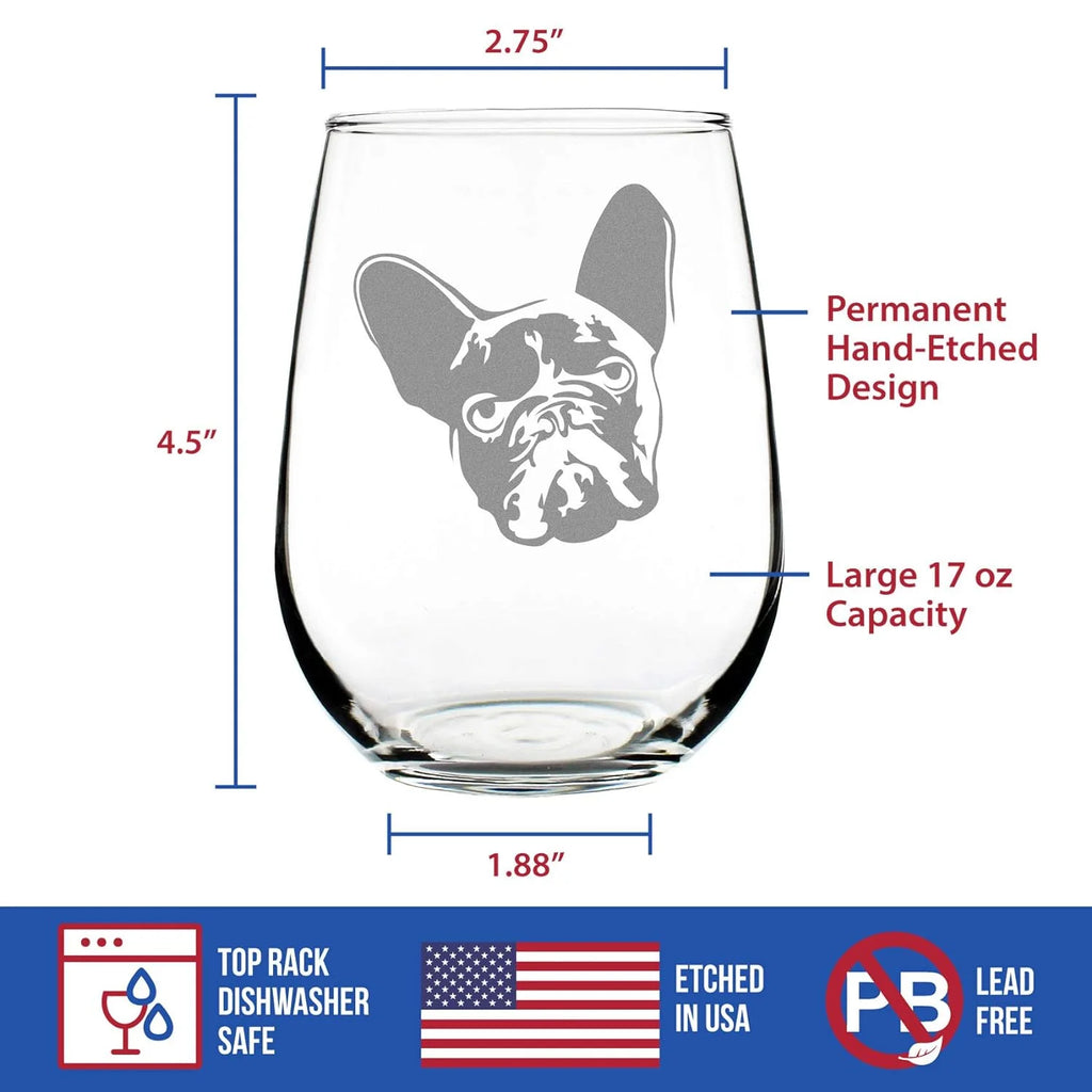 French Stemless Wine Glass 17 Oz Q545039