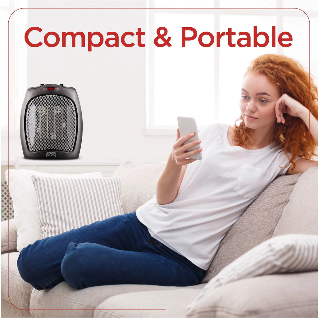 Ceramic 1500W Portable Space Heater E7435