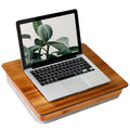 Natural Acacia Wood Lap Desk with Storage D883061