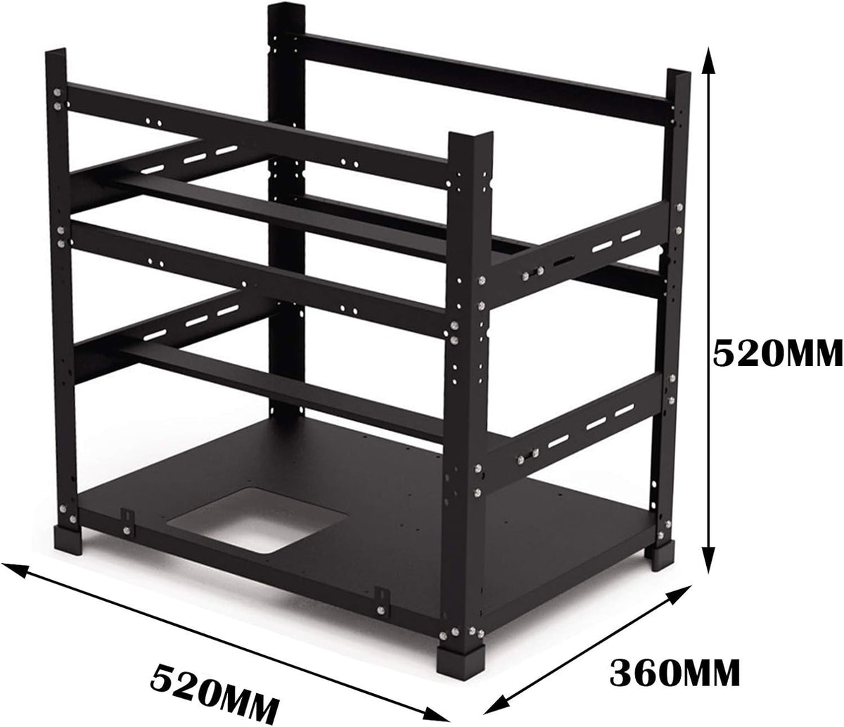 Mining Rig Frame for 12 GPU Open Mining Case Rack R90163