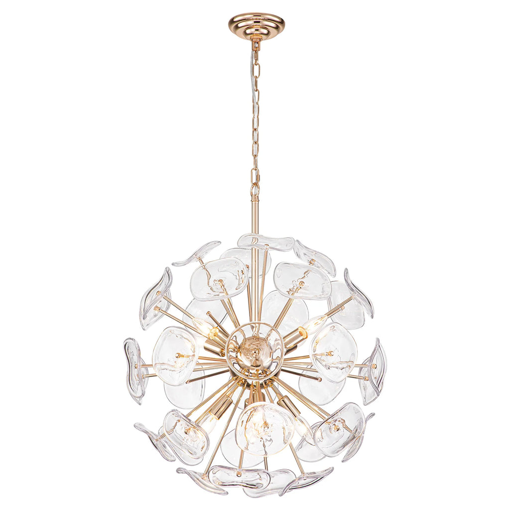 8-Light Dimmable Sputnik Sphere Chandelier E21855
