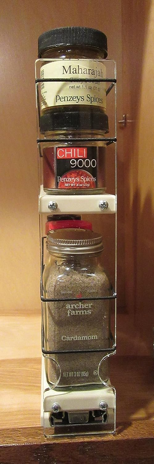 Vertical Spice Rack 10 Capacity Drawer Access H72453