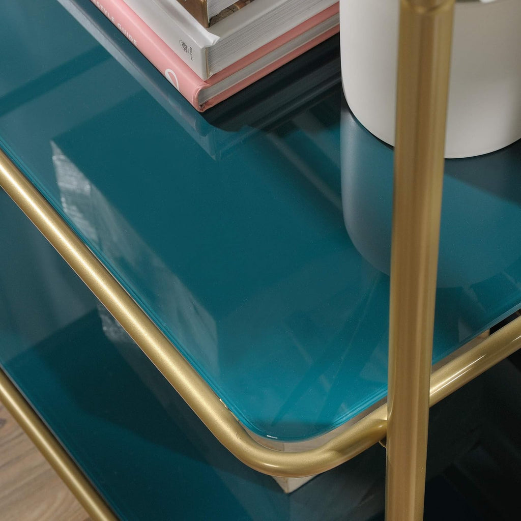 Bookcase, Satin Gold Finish R79641