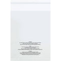 1.5 Mil Resealable Suffocation Warning Poly Bags, 1000/Case U261718