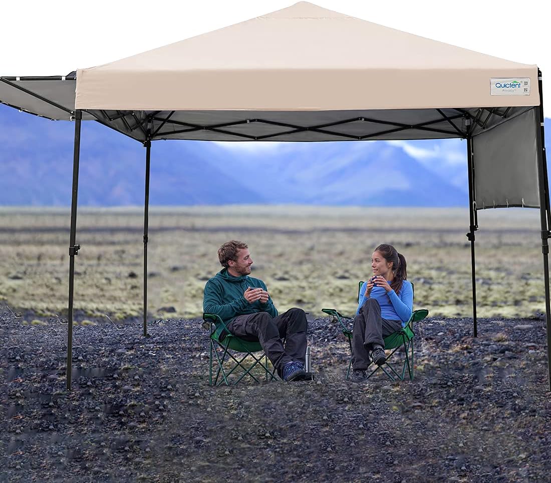 10x15.7 ft Pop up Canopy Tent with Wheeled Bag Q374