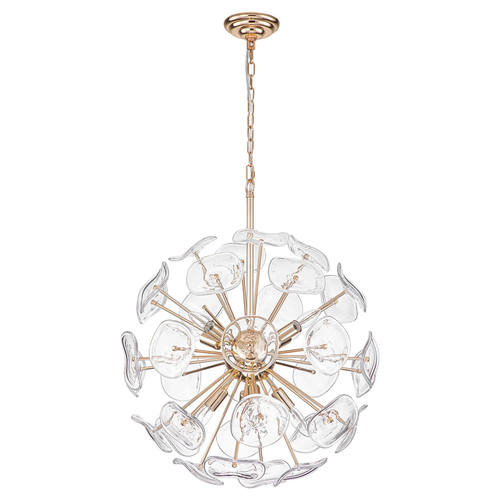 8-Light Dimmable Sputnik Sphere Chandelier E21855
