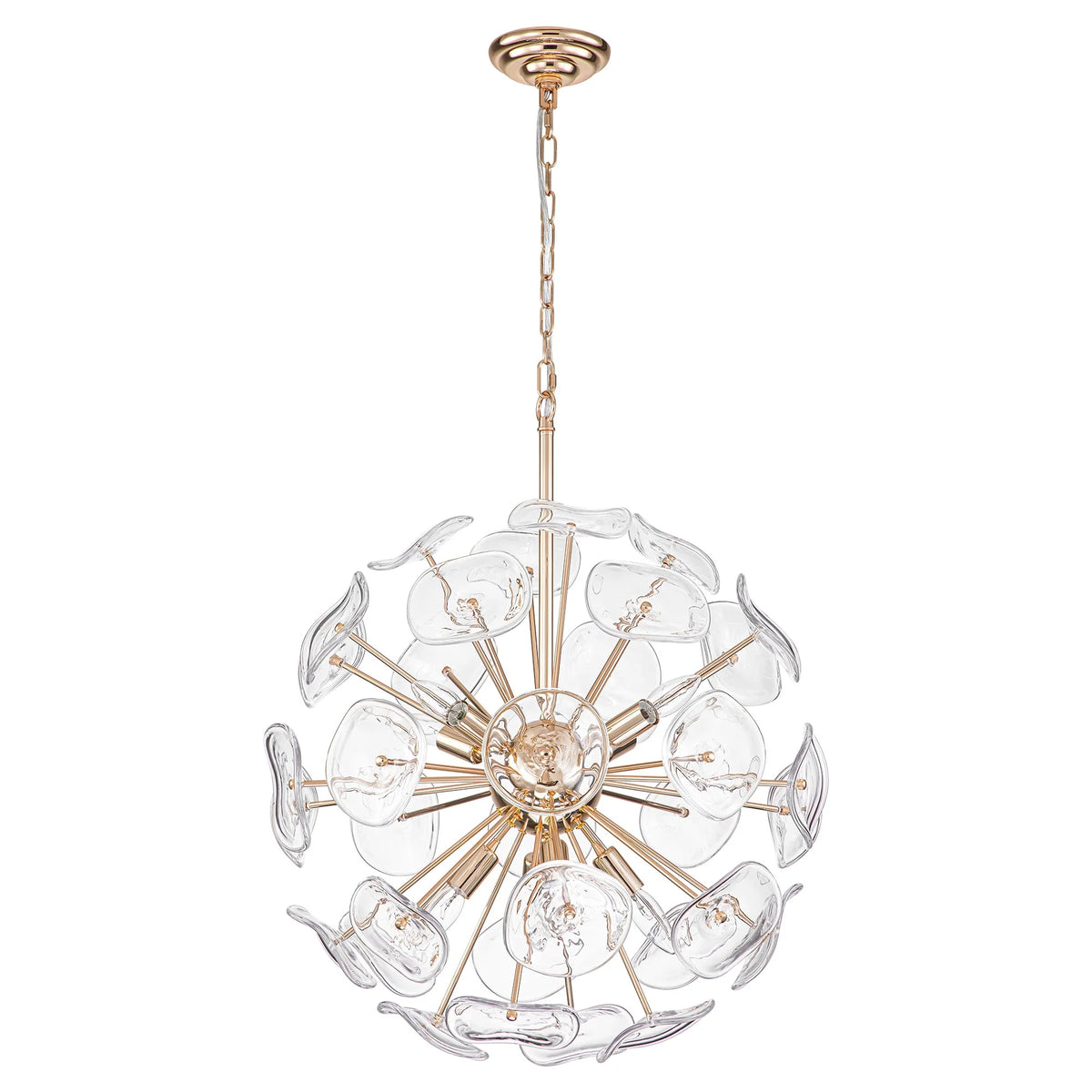8-Light Dimmable Sputnik Sphere Chandelier E21855