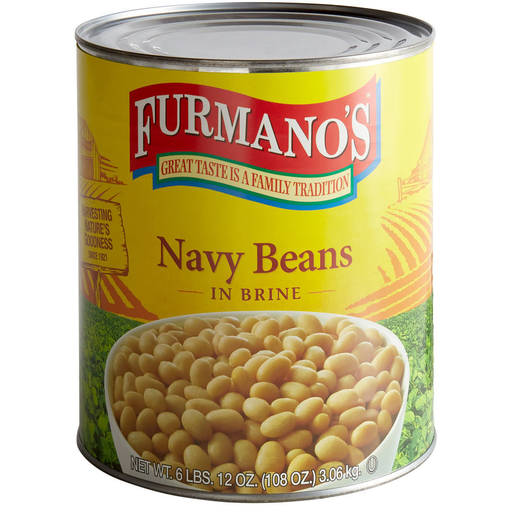 Navy Beans in Brine 6/Case M68481