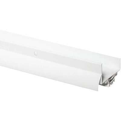 White U-Shaped Door Bottom With Vinyl Fins Q88336