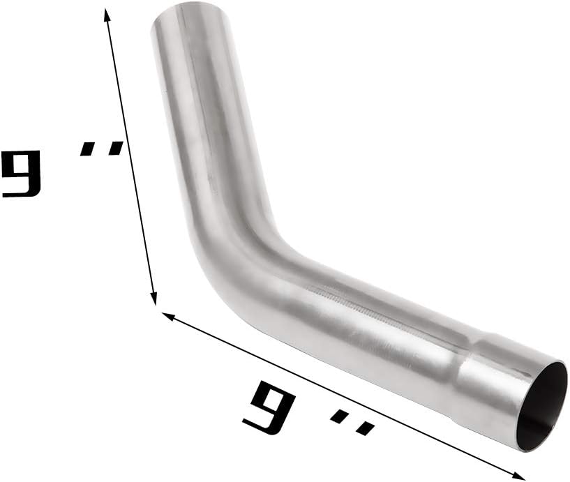 16PCS Mild Steel Mandrel Bend Exhaust Tubing Kit Q66122