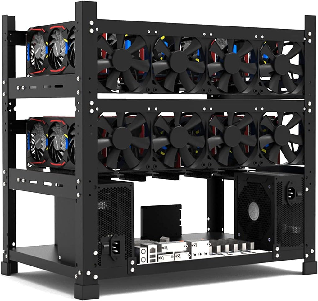 Mining Rig Frame for 12 GPU Open Mining Case Rack R90163
