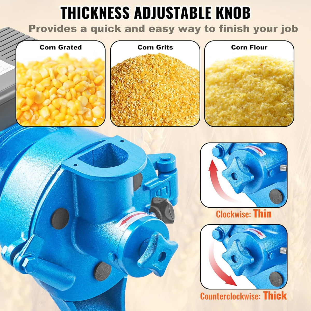 1500W Electric Grain Mill Grinder W94103