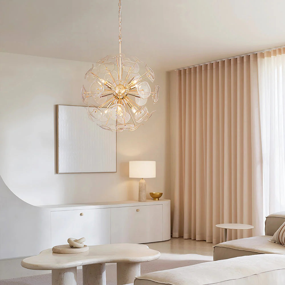 8-Light Dimmable Sputnik Sphere Chandelier E21855