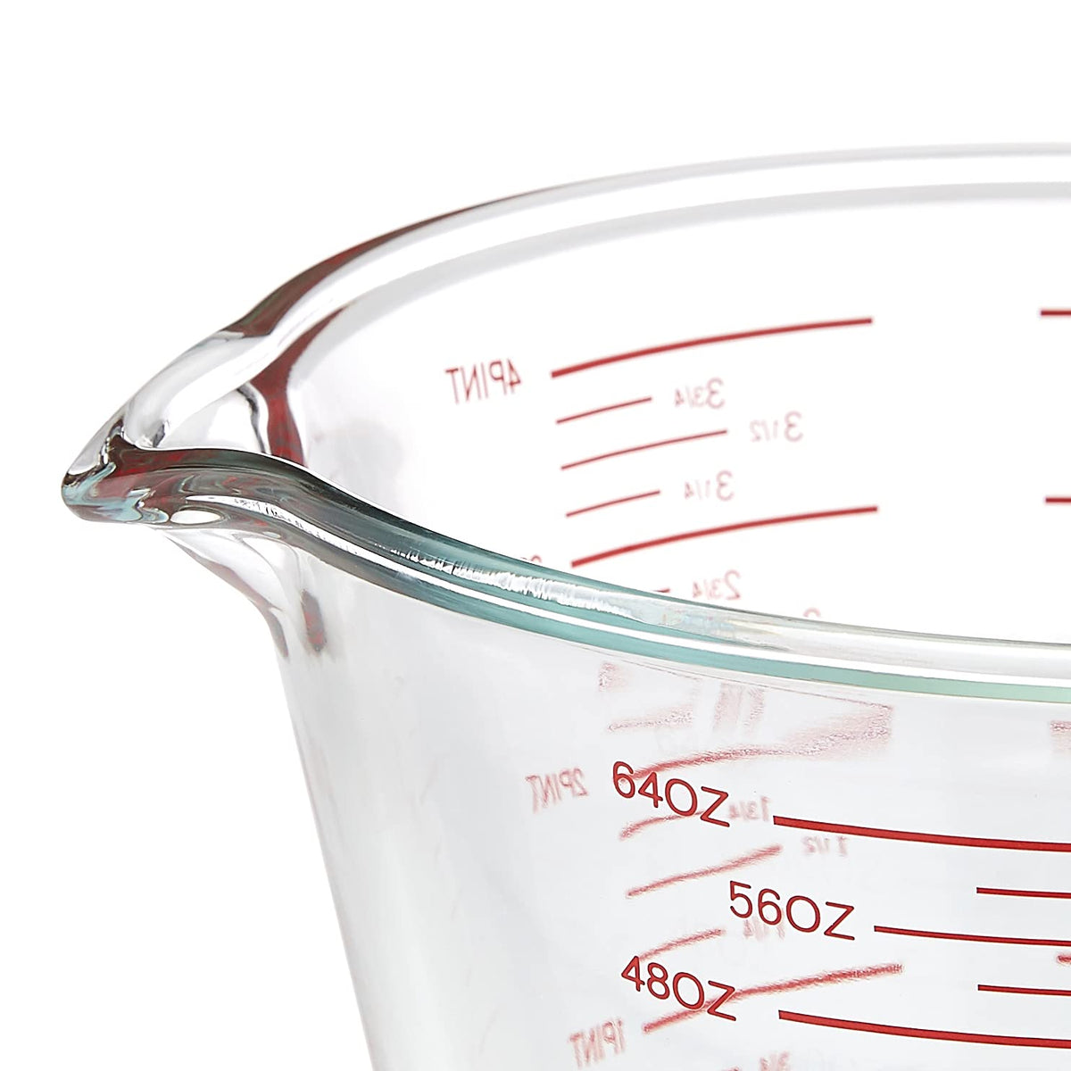 Glass Measuring Cup, 8 Cup Capacity, Transparent A6517