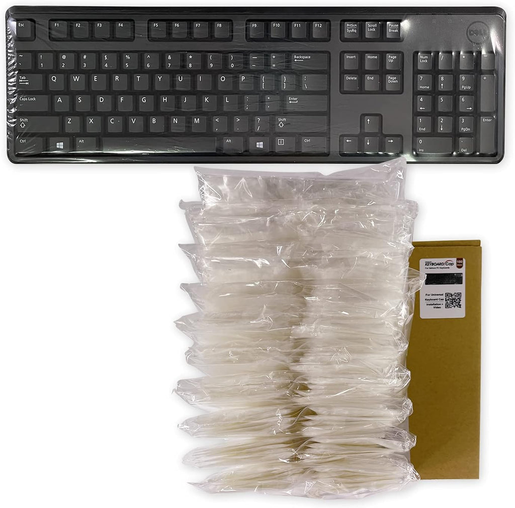 Waterproof Anti-Dust Universal Keyboard Cap Cover 100 Pack T5105
