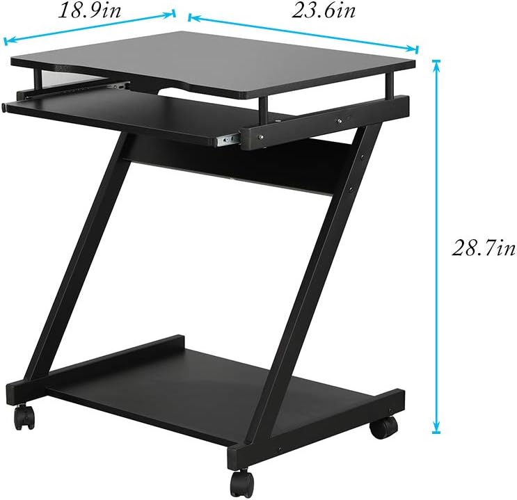 Mobile Laptop Cart with Keyboard Tray H440