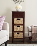 Distressed White Side Table K150080