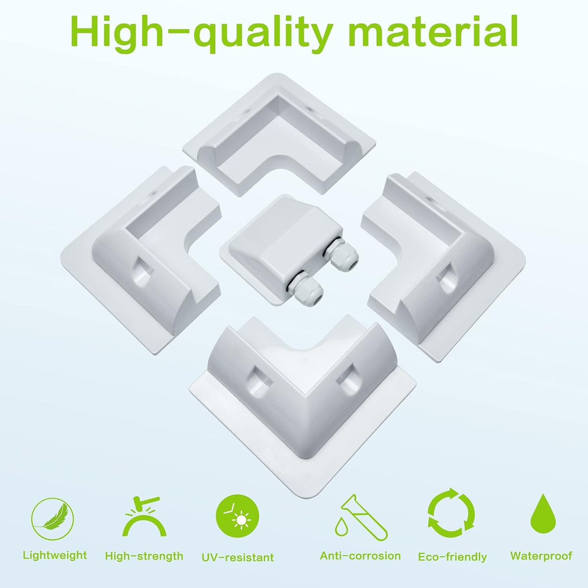 Solar Panel Mounting Bracket ABS Corner Brackets Pack of 2 T96970