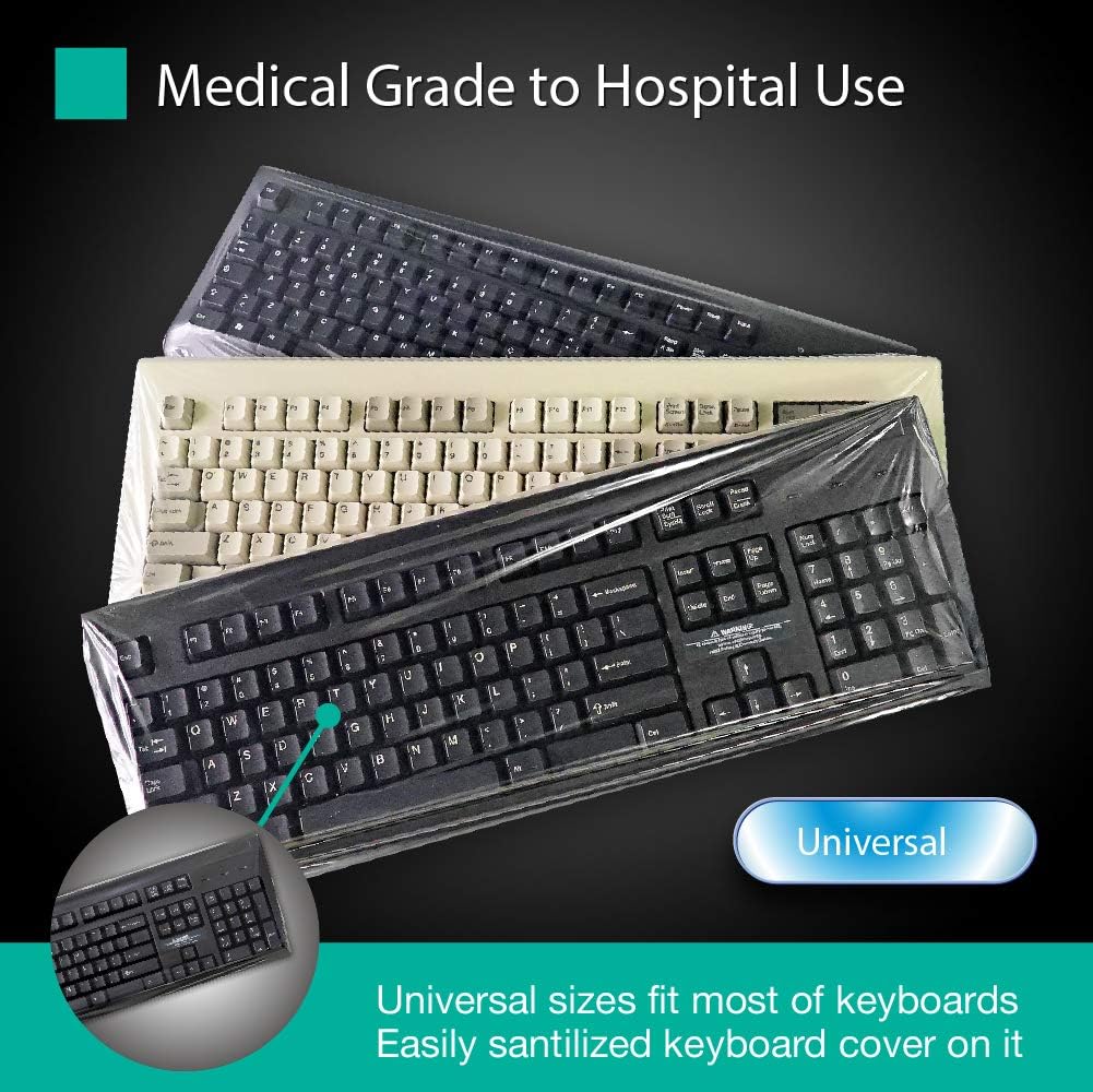 Waterproof Anti-Dust Universal Keyboard Cap Cover 100 Pack T5105