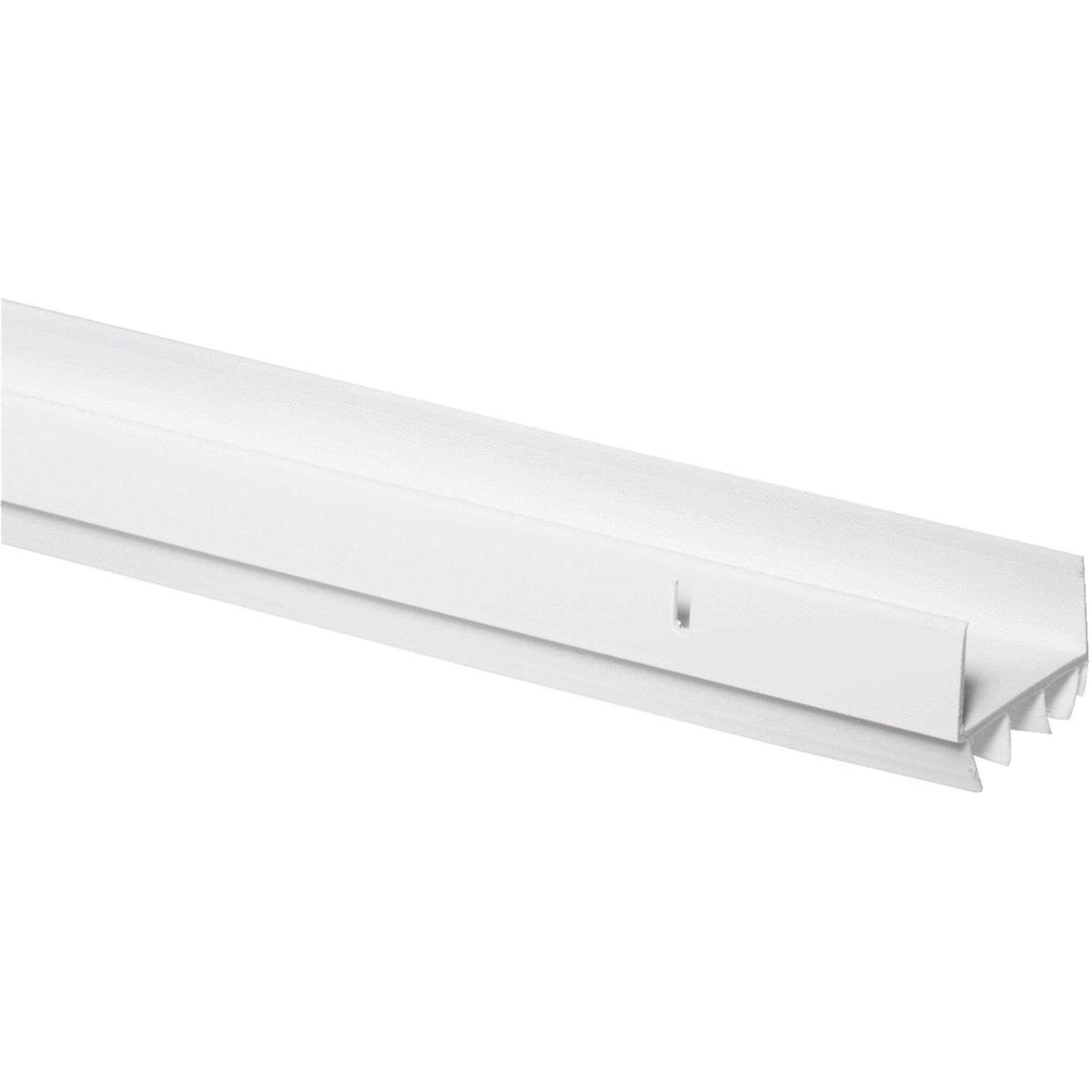 White U-Shaped Door Bottom With Vinyl Fins Q88336