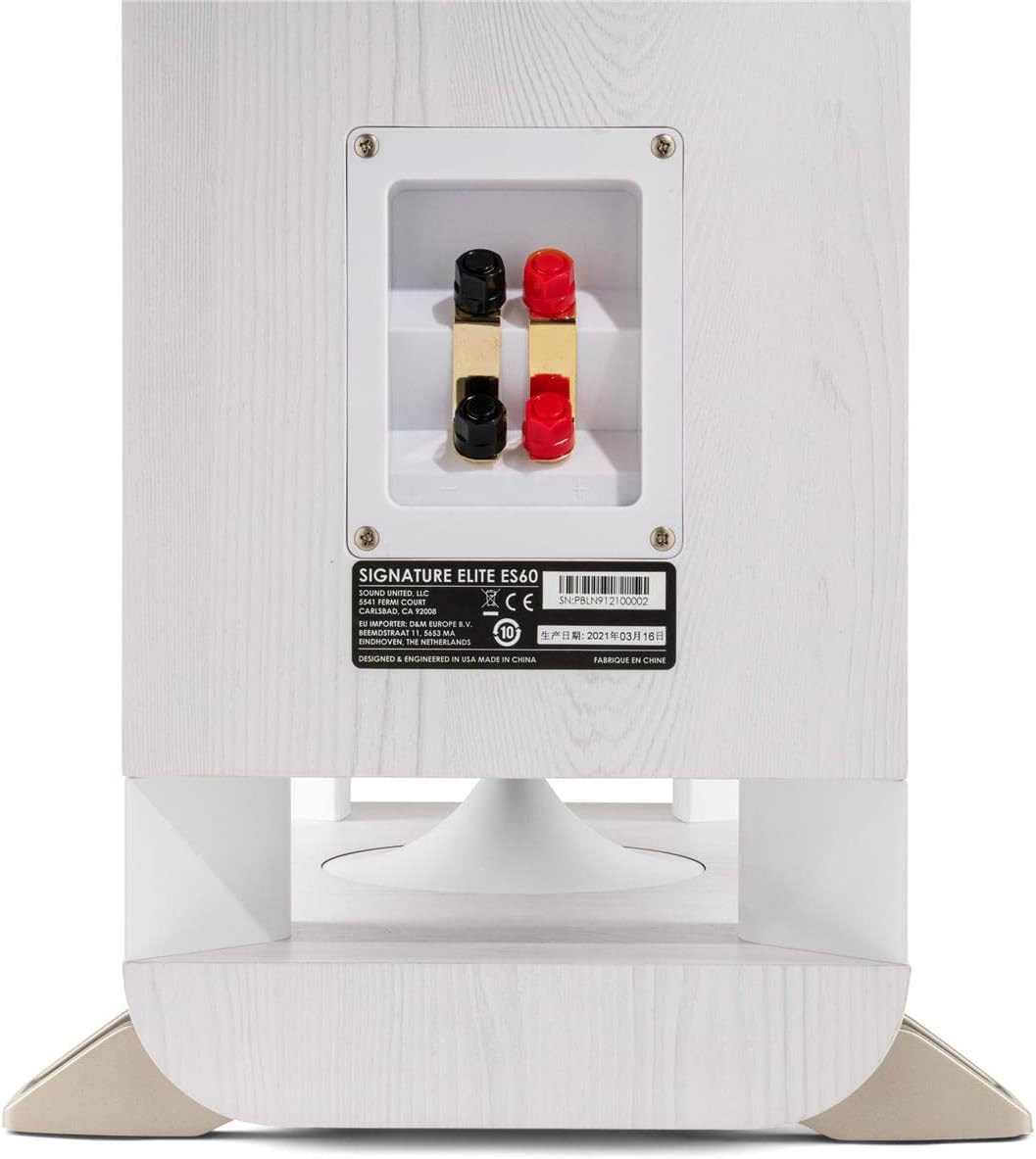 White Floorstanding Speaker, Pair B704773