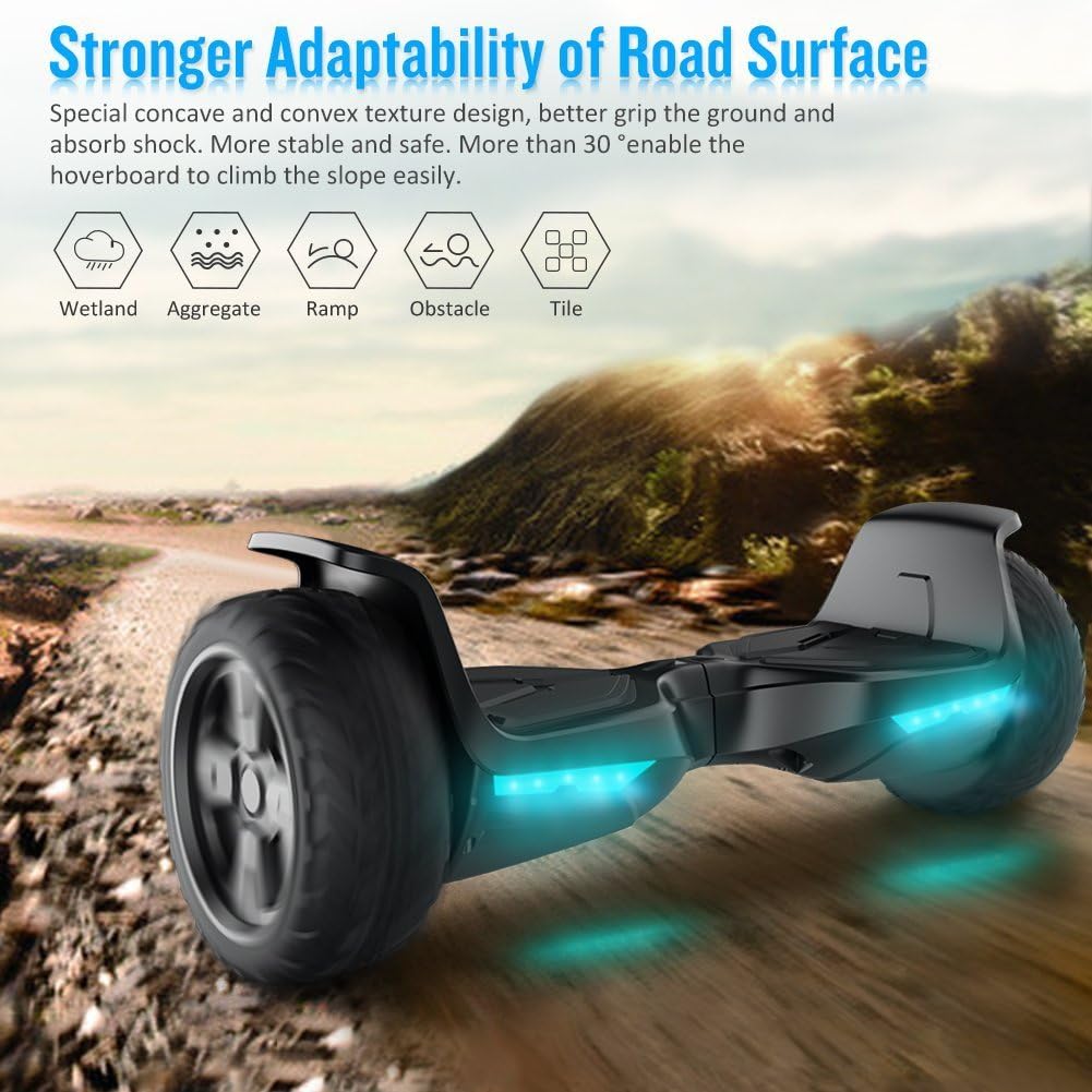 8.5'' All Terrain Off-Road Hoverboard with Bluetooth Speaker, LED Lights L916977