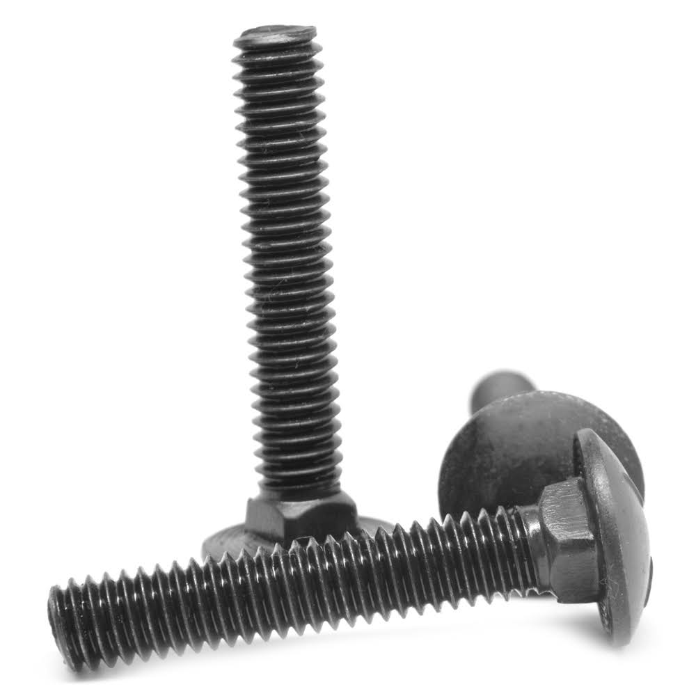 1/2x22-13 x 1 1/2x22 Grade 8 Carriage Bolt Medium Carbon Steel Black Oxide T307646