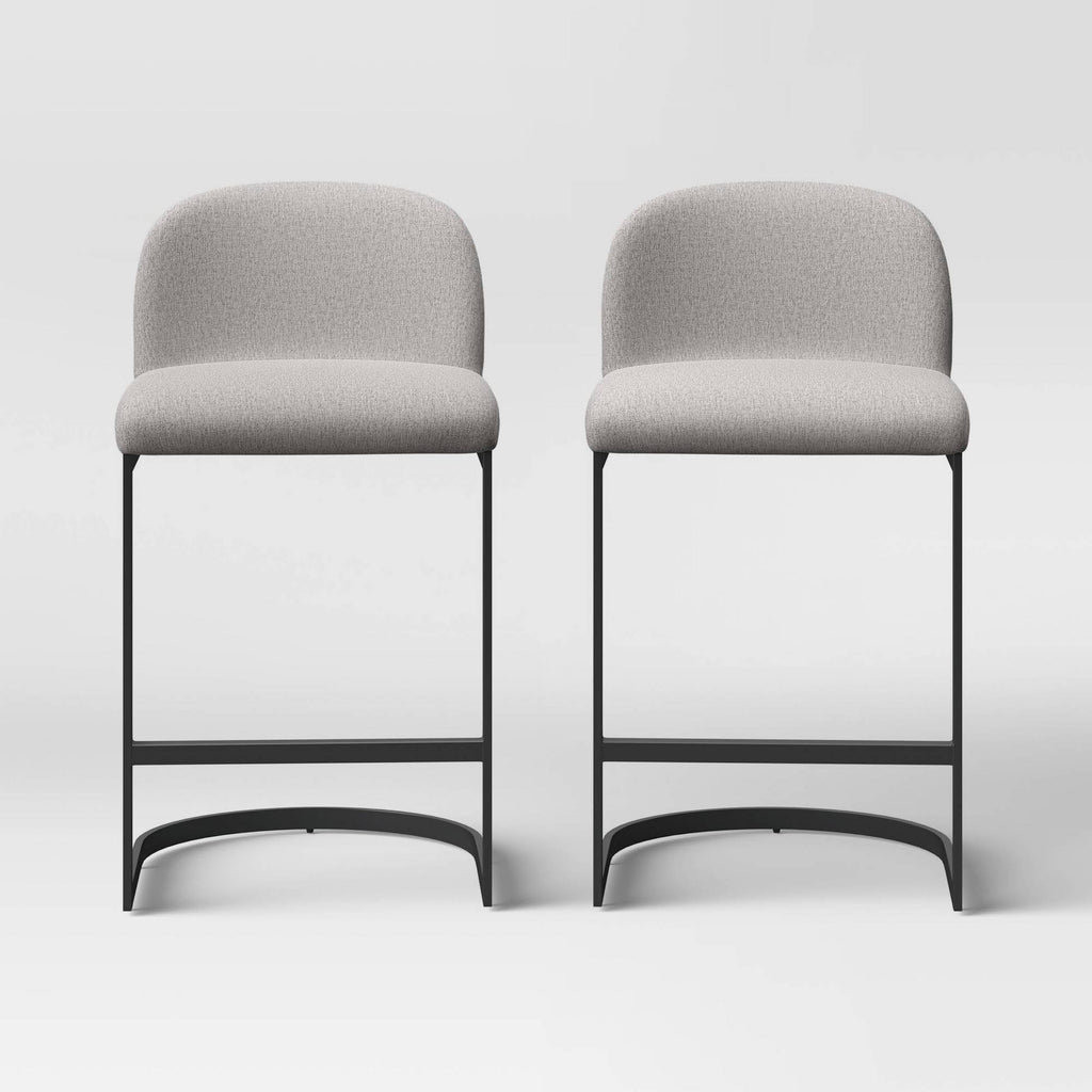 2pk Upholstered Counter Height Barstool R869359