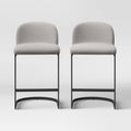 2pk Upholstered Counter Height Barstool R869359