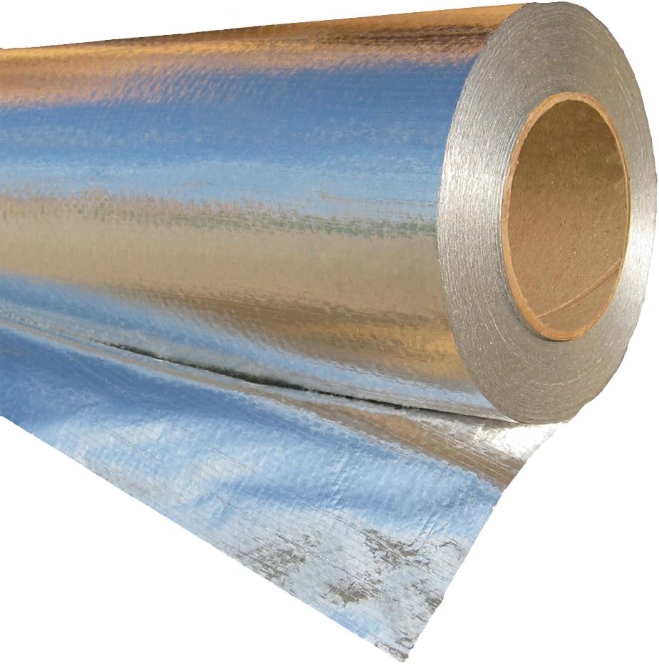 500 sq ft Roll Reflective Aluminum Radiant Barrier Foil Insulation J217093