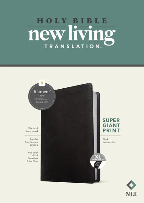 Black Leatherlike Giant Print Bible Q115