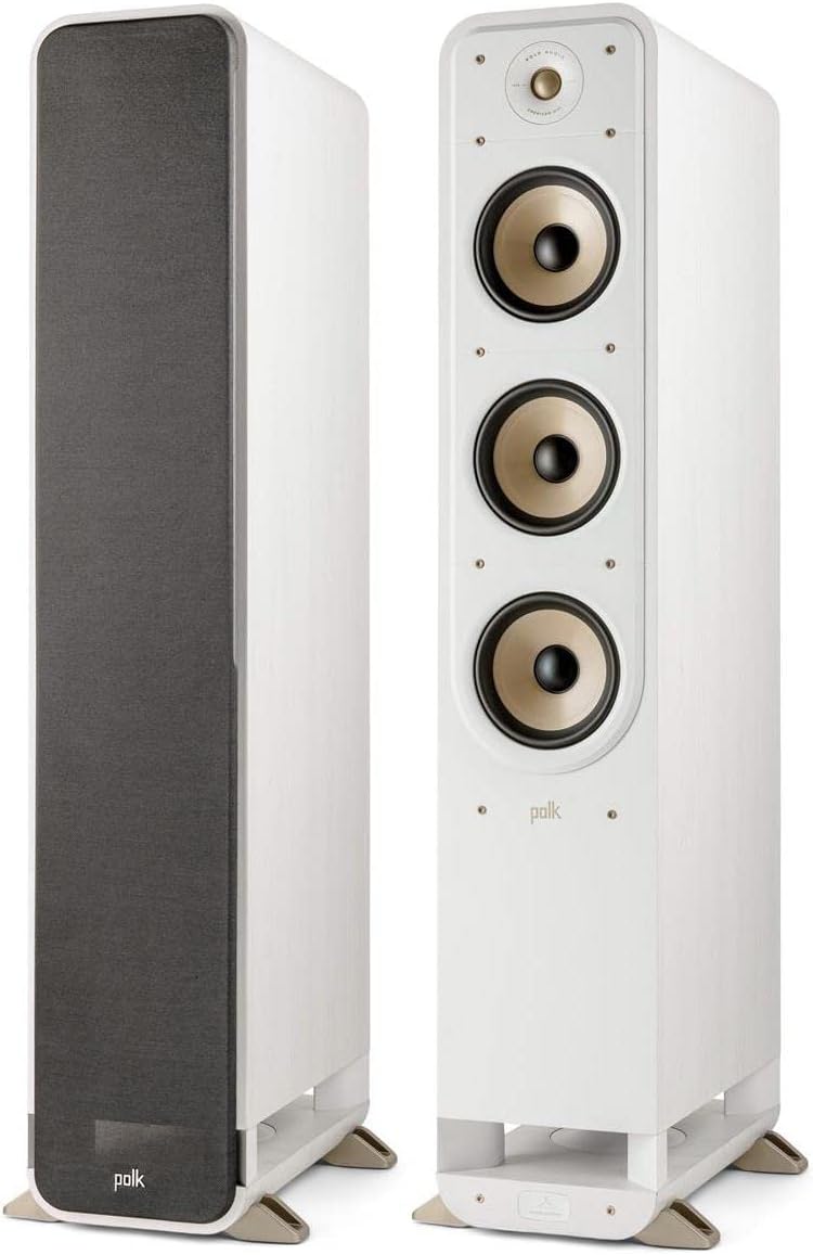 White Floorstanding Speaker, Pair B704773