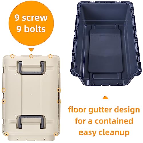 Plastic Airline Approved Travel Dog Crate, Medium X51977