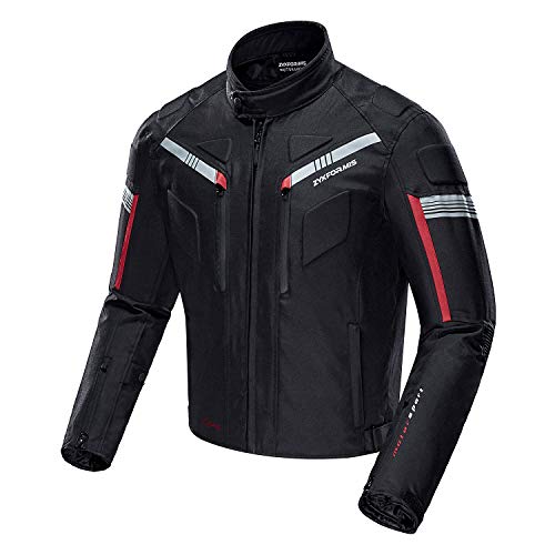 Waterproof Motorcycle Jacket with Armoured Protective Gear P485225