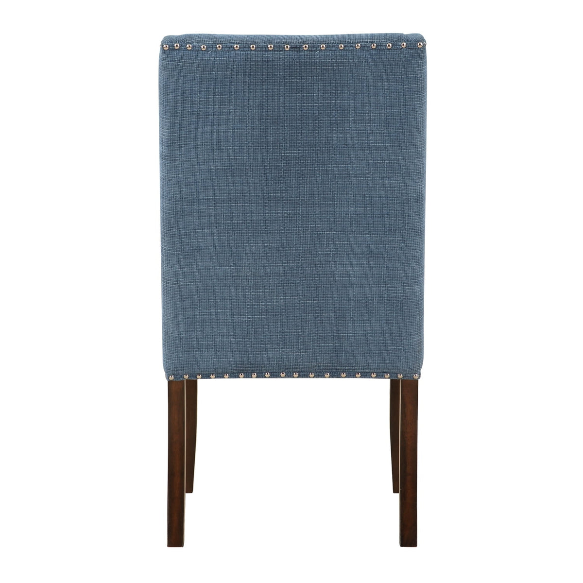 Brown and Blue Transitional Accent Dining Chair Set of Two J3121