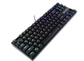 Black 87 Key RGB Backlit Mechanical Gaming Keyboard Q529197