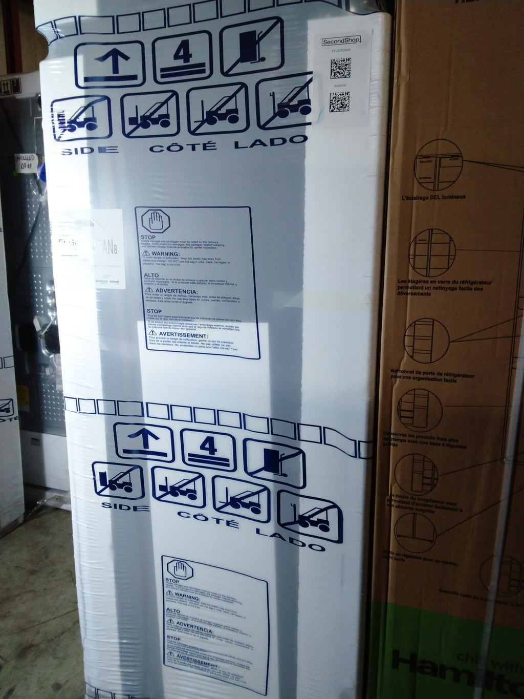 20 CU FT. Upright Freezer with Auto-Close Doors R34855