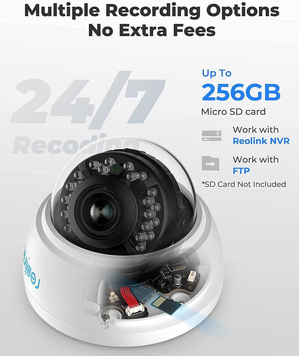 4K PoE Security Camera with 5X Optical Zoom J774