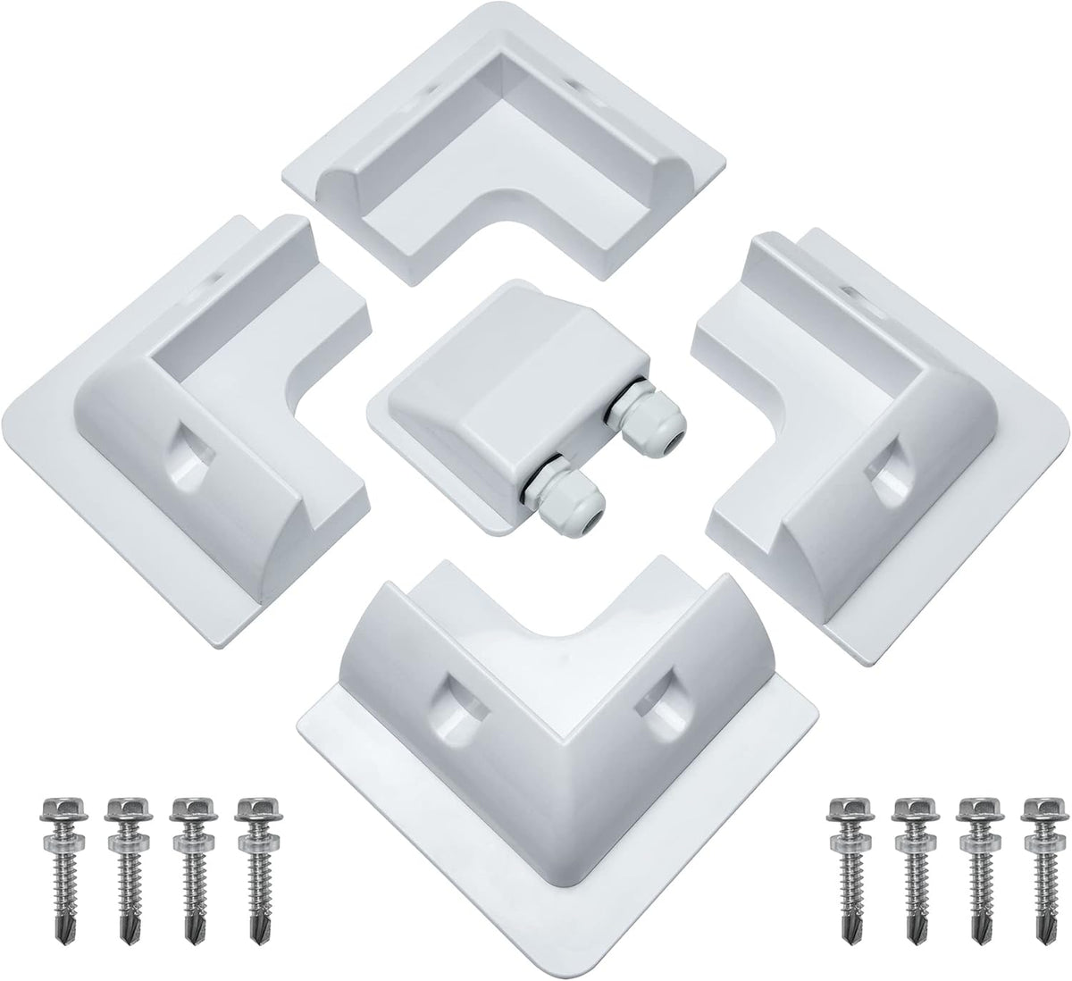 Solar Panel Mounting Bracket ABS Corner Brackets Pack of 2 T96970